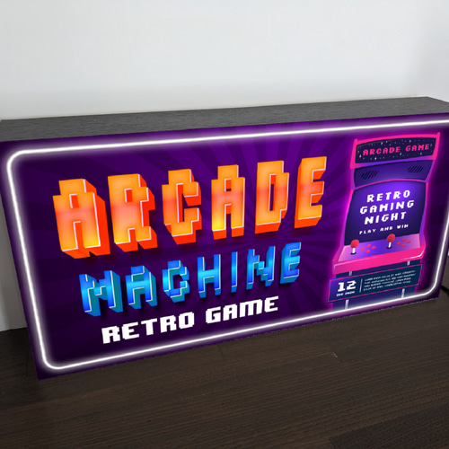 Lサイズ】GAME ゲーム ゲームルーム ゲームセンター アーケード