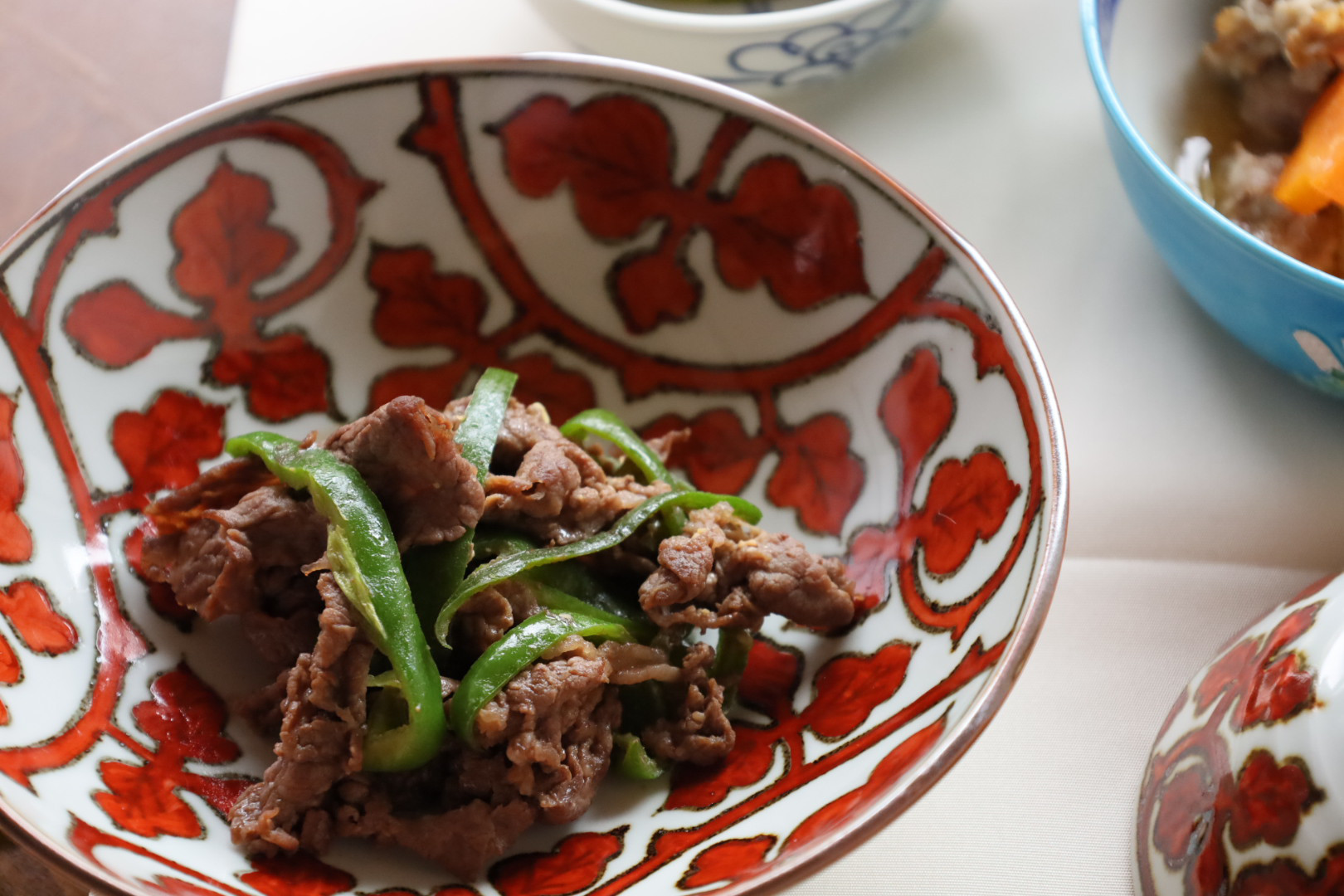 赤葉唐草６寸鉢