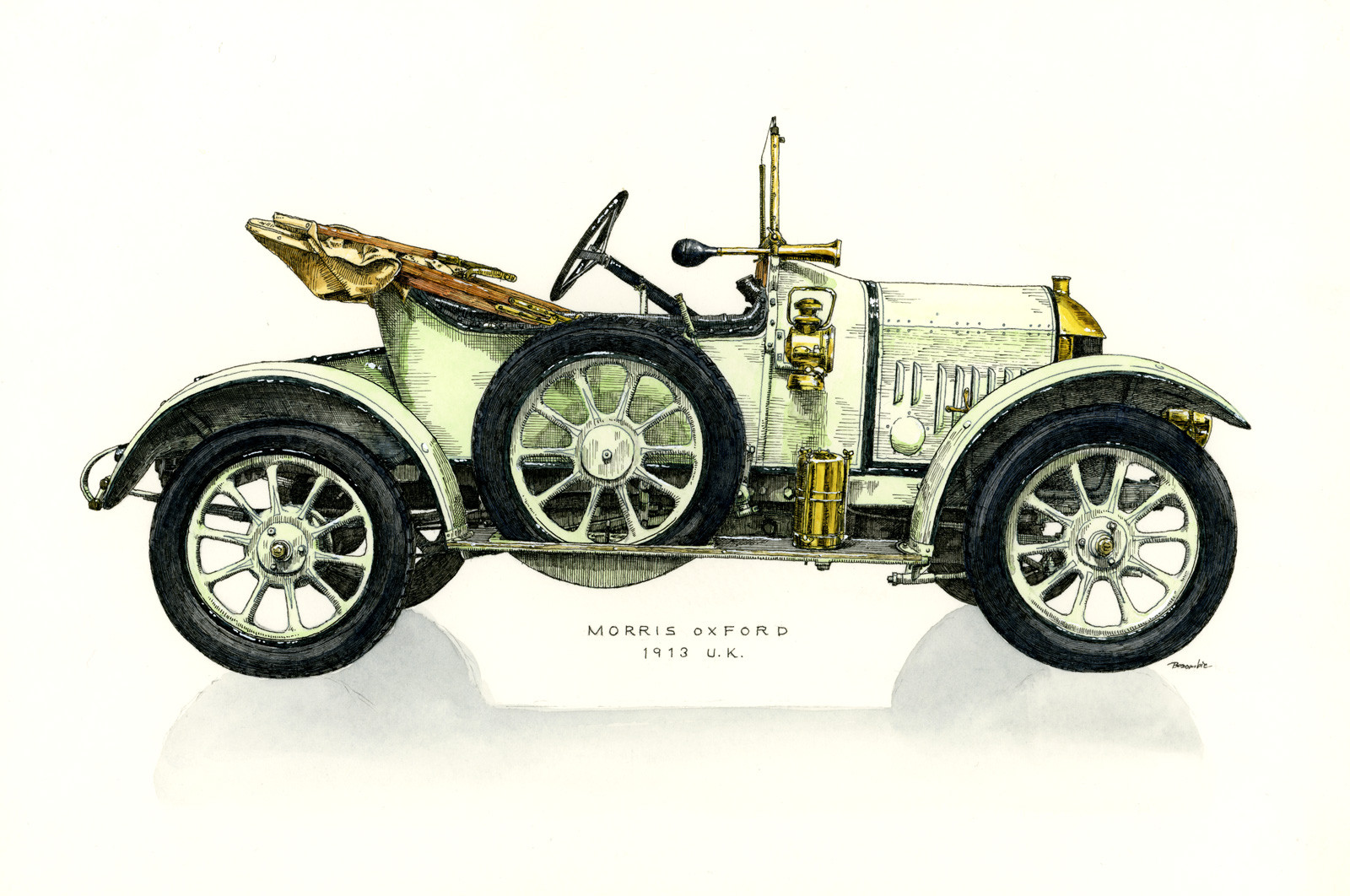 MORRIS OXFORD 原画