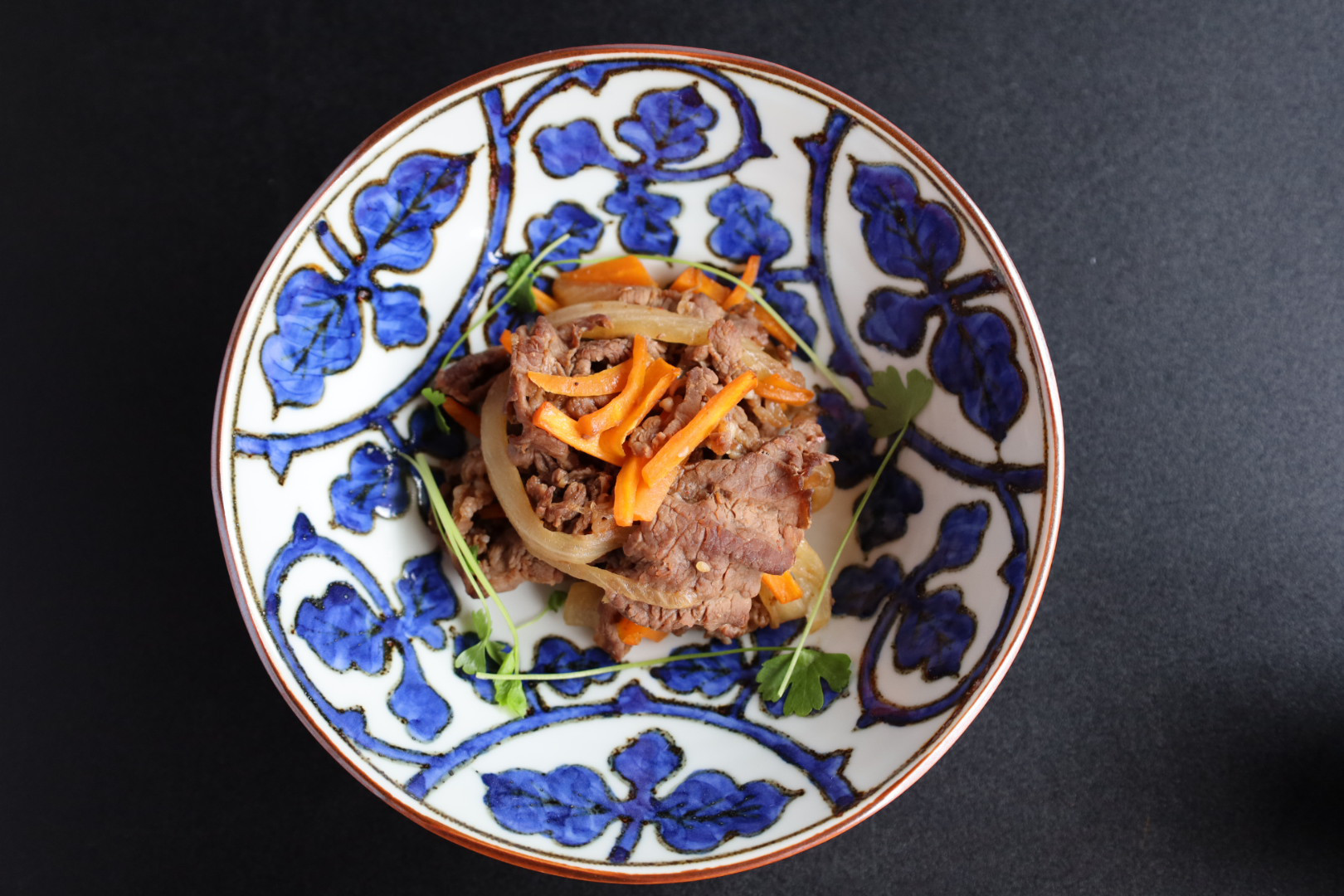 染葉唐草６寸鉢