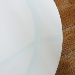 白磁・青磁釉流し掛け大皿（約36.5cm） 10枚目の画像