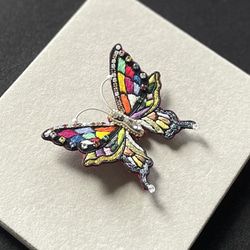 ⭐️あんころ様オーダー品⭐️ 蝶のブローチ 4枚目の画像