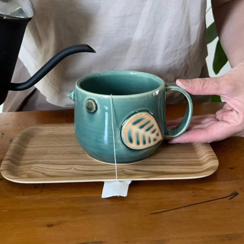 toriカップ(M/満水250ml) 選べる4色（緑・白・茶色・黄色） 鳥