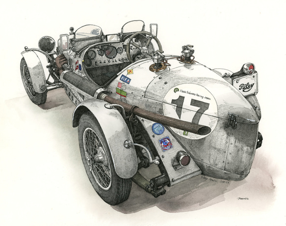 （チャリティー）RILEY 原画 1枚目の画像