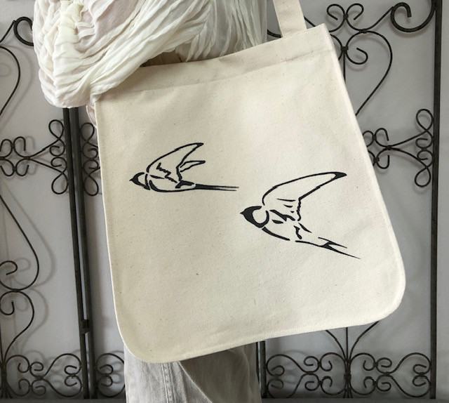 レディストートバッグ（ラウンドヘム）＃Swallow