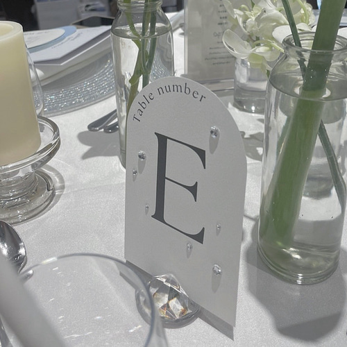 結婚式アイテム　テーブルナンバー 結婚式 テーブルナンバー【1枚50円】 その他ペーパーアイテム