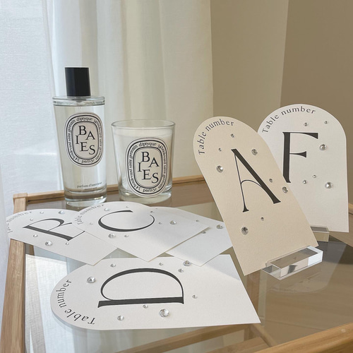 結婚式 キラキラ アーチ型 テーブルナンバー【1枚200円】 その他