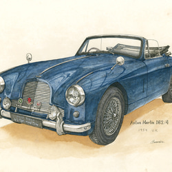 ASTON MARTIN DB2/4 原画 1枚目の画像