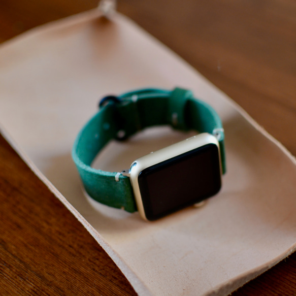 義大利皮革 Apple Watch Apple Watch 真皮錶帶 可選擇顏色進行客製化 第10張的照片