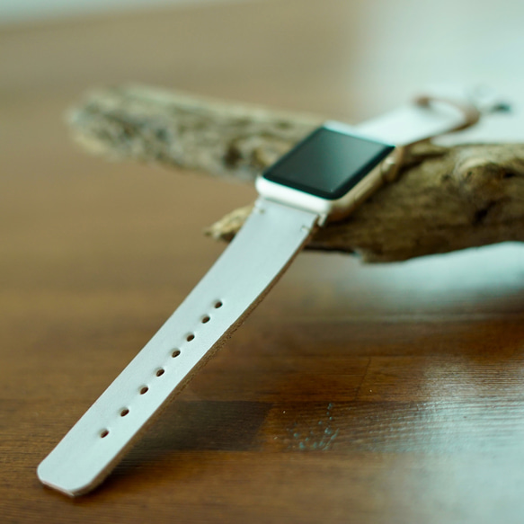 義大利皮革 Apple Watch Apple Watch 真皮錶帶 可選擇顏色進行客製化 第19張的照片
