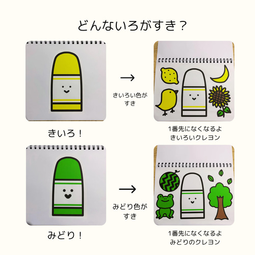 ⭐お好きなサイズ、色、形でオーダー製作致します！ 定番曲】どんな色がすき スケッチブックシアター 保育教材 保育 その他