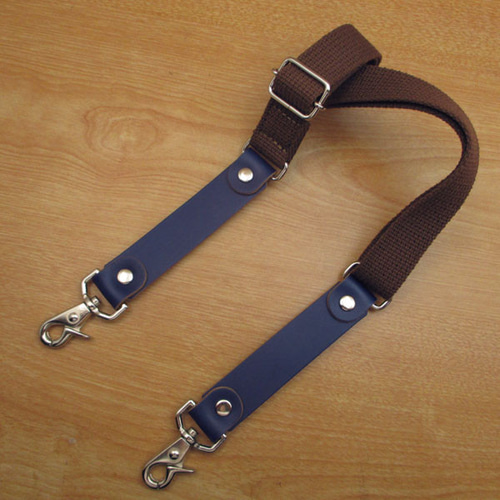 手縫い 本革 4丁差し シザーケース (ネイビー＆ナチュラル) SCA-32