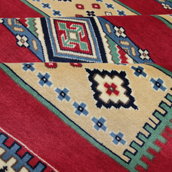 新品　SALE　デパート品質　大判高級カーペット　パキスタン手織り絨毯　リビングラグ　198x241cm　＃137 6枚目の画像