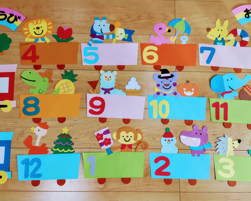 誕生日表 オーダー受付け 列車壁面