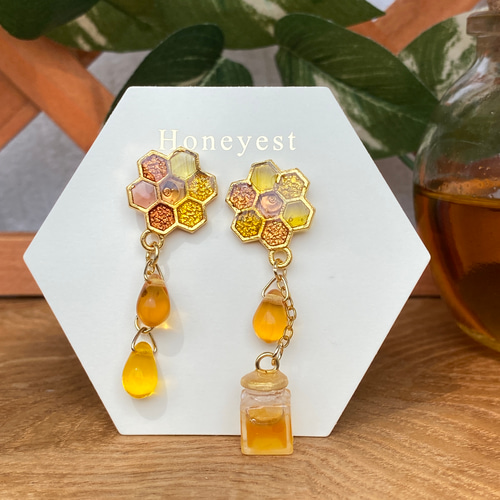 販売当初から人気 蜂蜜たらーりアクセサリー サージカルステンレス