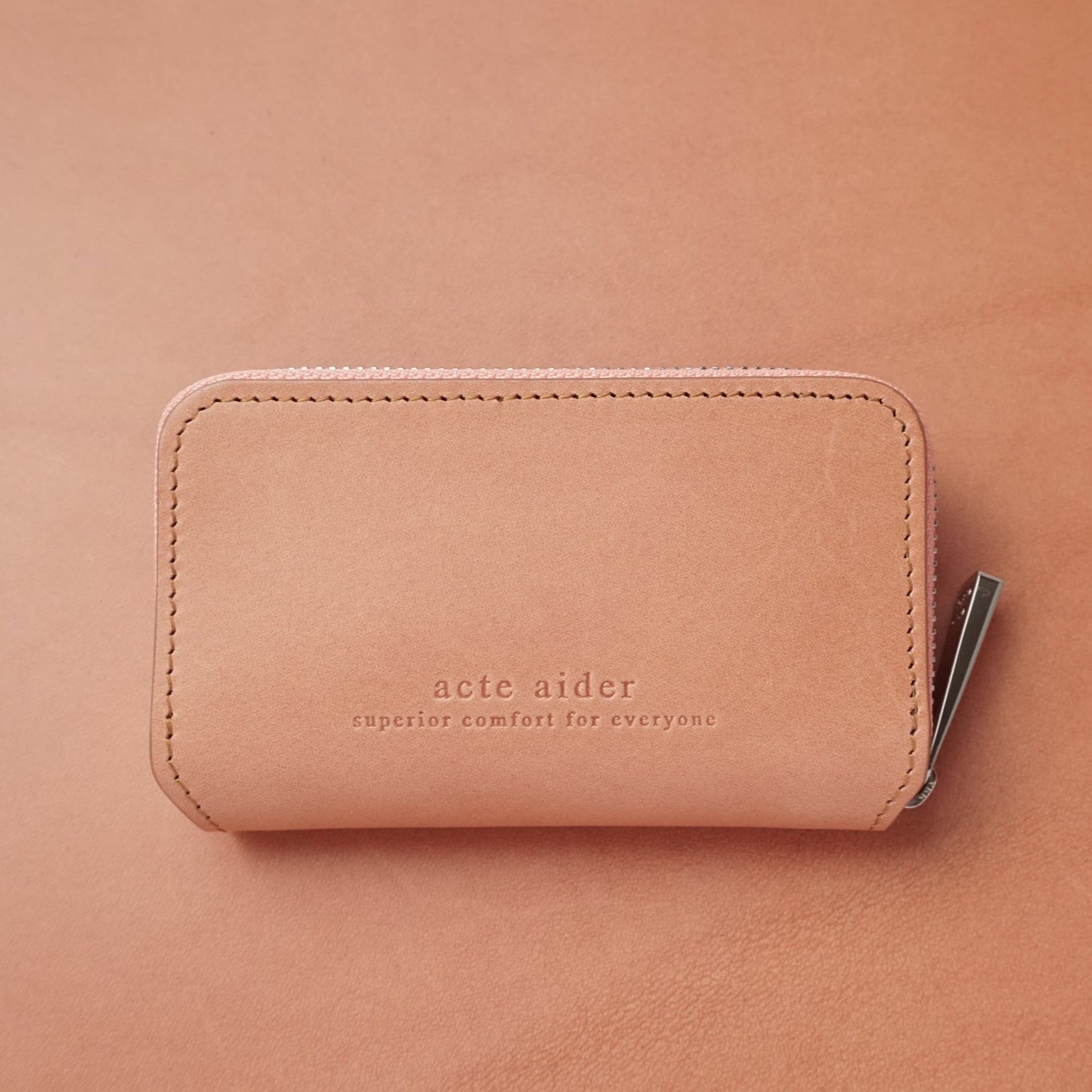 ヌメ革の王様・ブッテーロ革のミニ財布（意匠登録済） 左利き用/全8色(AAU04.01.L))