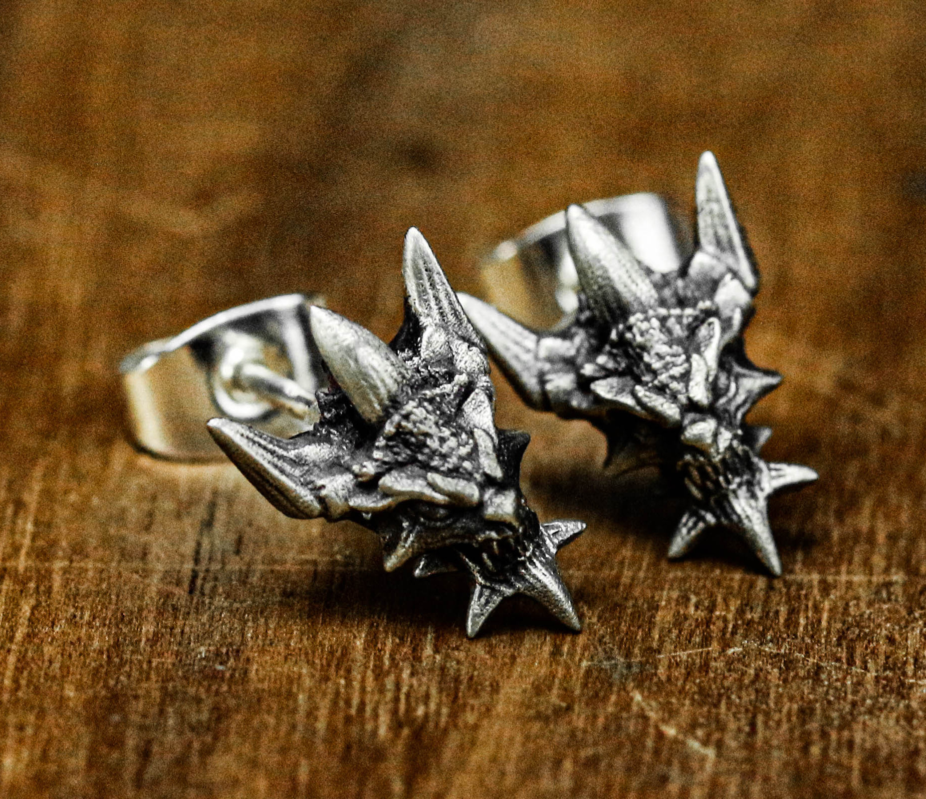 インダストリアルスタイル シルバーギフト 死神ジュエリー グランジジュエリー シンプル 繊細 太め スターリングシルバー