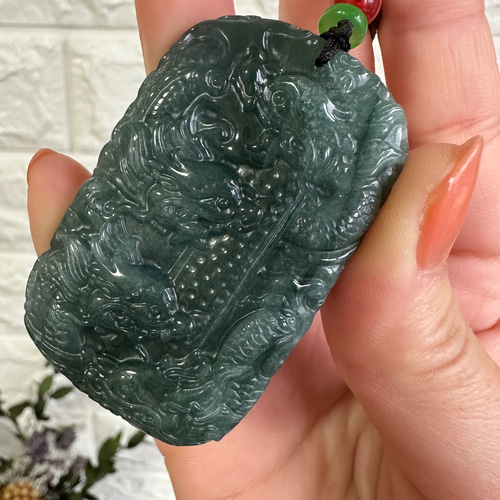 九頭龍翡翠ネックレス92 ネックレス・ペンダント 円と縁 by.TAMAKO