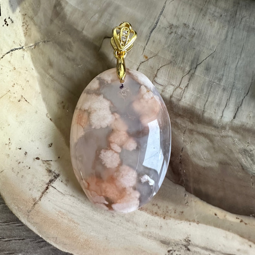 okameinko 様】サンストーン・トロレアイト・桜瑪瑙カメパーツ3個・他