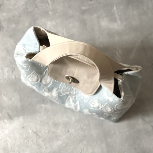 ミナペルホネン sky flower ライトブルー ムータバッグ 3wayトート