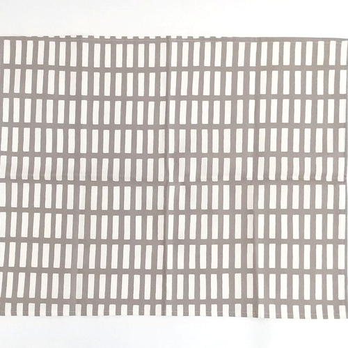 給食セット＊北欧風格子柄【グレージュ/フレンチブルー】巾着袋と