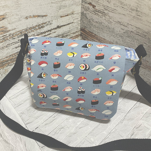子供用ショルダーバッグ／お寿司／ユニーク／通園バッグ／お出かけ