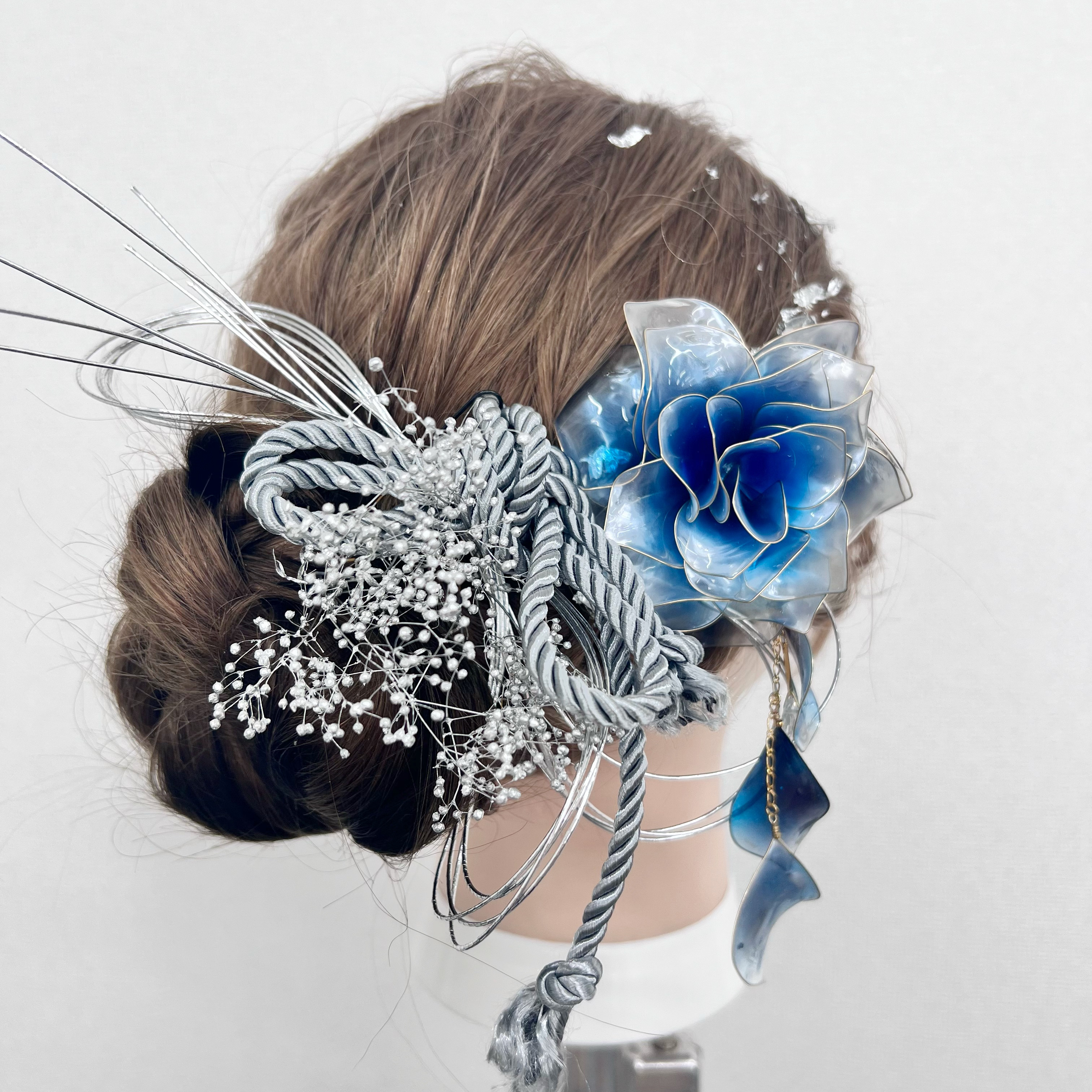 青薔薇 「夢叶う」ヘッドドレス h4081