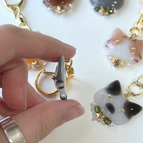 うちの子 猫キーホルダー その他アクセサリー soupir 通販 17117255