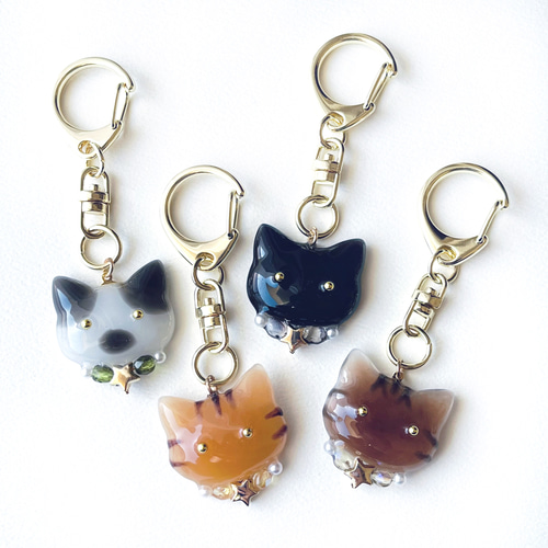 うちの子 猫キーホルダー その他アクセサリー soupir 通販