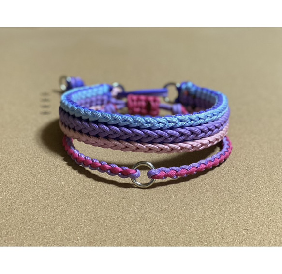 パラコードチョーカー パラコード 花柄チョーカー ペット服・アクセサリー sora 通販