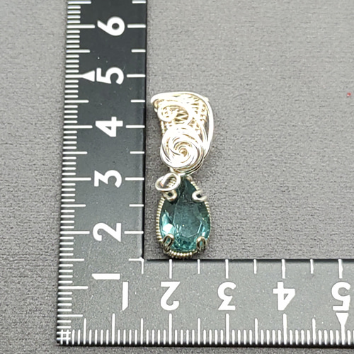 フローライト　ワイヤーラップペンダント フローライト ワイヤーラッピングペンダントトップ ペンダントトップ