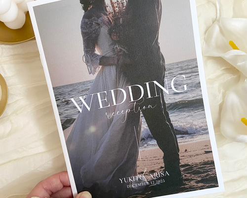 Naさま専用　ウェディングブック 8Pプロフィールブック 選べるデザイン［PB01］結婚式 席次表