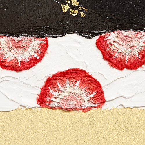 テクスチャーアート オペラ（ホイップクリーム） 原画 ハンドメイド