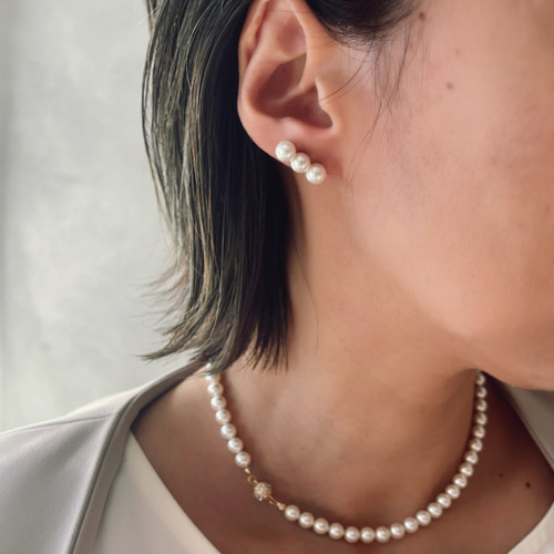 3点セット ブローチ・ネックレス・ピアス(イヤリング 3点セット ブローチ・ネックレス・ピアス(イヤリング