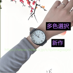 シンプルウォッチ 腕時計 革ベルトセット ベルト ワールド  アクセサリー 上品 通勤 新作 ジュエリー 腕時計 レザー 2枚目の画像