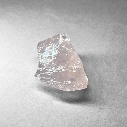 ローズクオーツ　レインボー パワーストーン「七つのチャクラ」レインボークォーツ - 華0糸