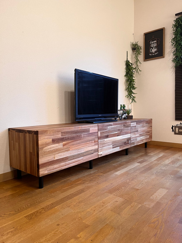 天然木製　ロングテレビ台 大画面対応(全16色か無塗装) 天然木製 ロングテレビ台 大画面対応(全16色か無塗装) 【公式通販】