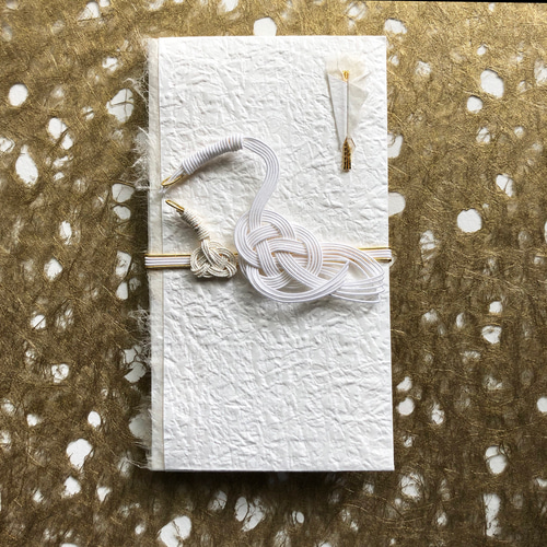 スワンの親子のご祝儀袋】水引 白鳥 親子 スノーホワイト ご祝儀袋