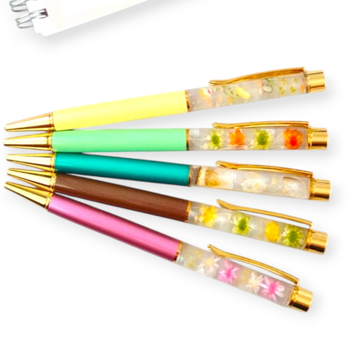 ここにしか咲かない花〛初心者 固まるハーバリウムボールペンキット