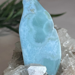 愛と平和の守護石✨　 ラリマー　タンブル　原石 2枚目の画像