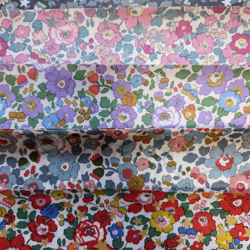 リバティ ラミネート スマホショルダー スマホポーチ サコッシュ