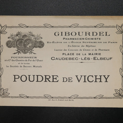 フランスアンティークGibourdelのパウダー薬封筒 5枚目の画像