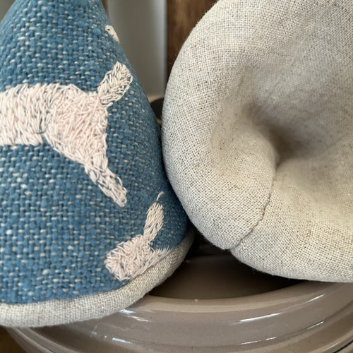 forest wave ミナペルホネン 鍋つかみ 鍋敷き 二色セット forest wave ミナペルホネン 鍋つかみ 鍋敷き 二色セット - メルカリ