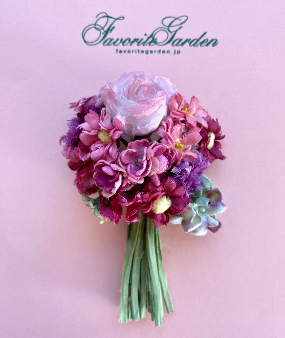 布花 cute bouquet corsage B 1枚目の画像