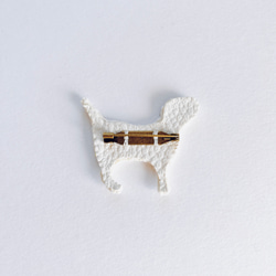 inu brooch #刺繍 #犬 #ジャックラッセルテリア　#プードル #キャバリア #コーギー 3枚目の画像