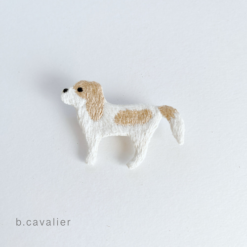 inu brooch #刺繍 #犬 #ジャックラッセルテリア #プードル