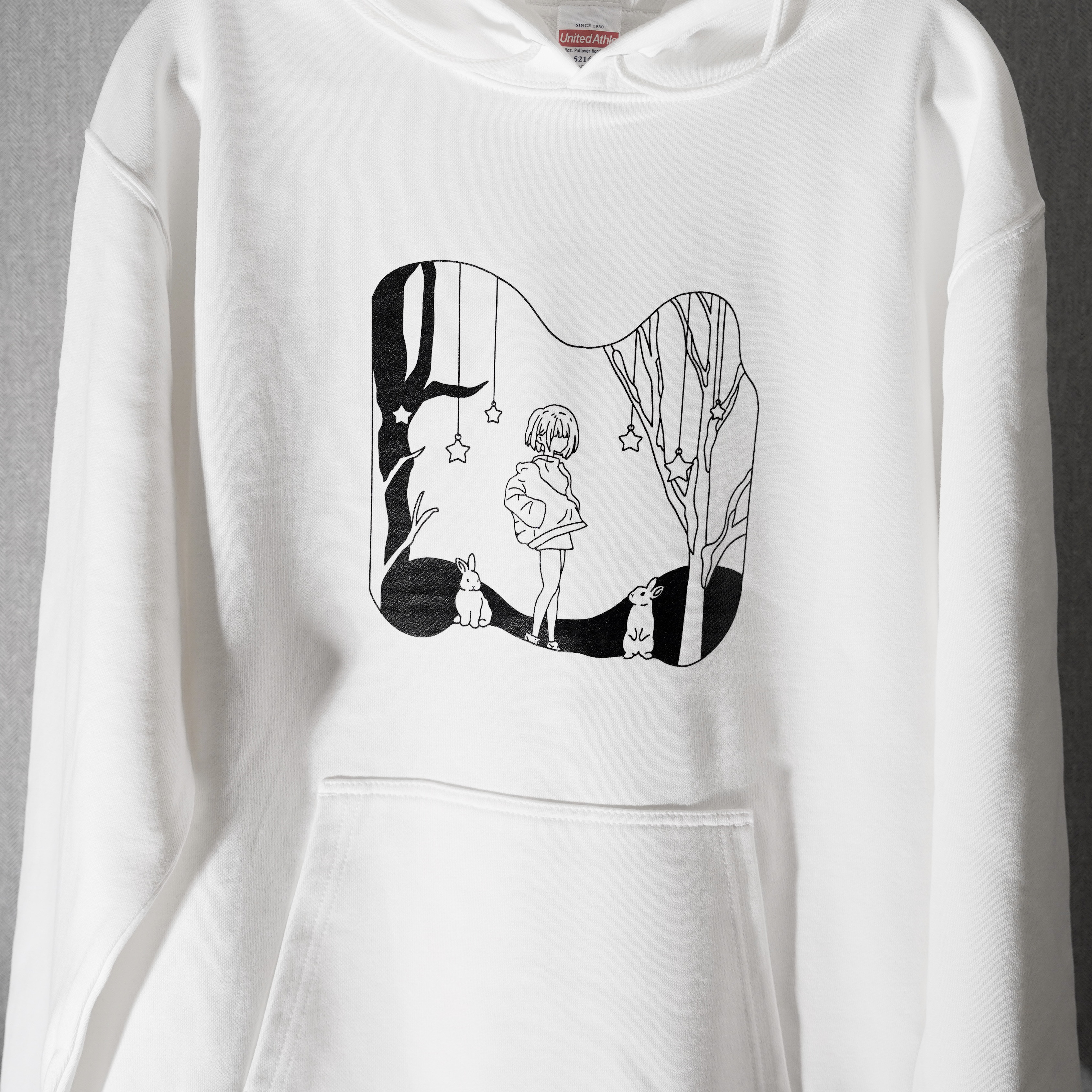 星空とうさぎとガールパーカー 5,056円