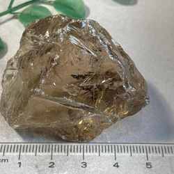 ルチル内包✨ レインボー スモーキークォーツ 　かち割り　水晶　原石 7枚目の画像