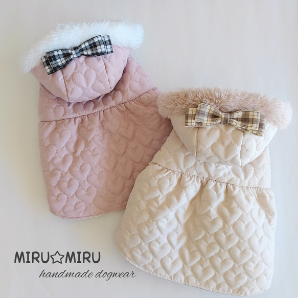 muguet frill ribbon down jacket 【公式通販】