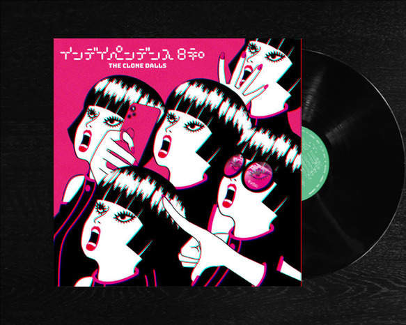 レコードジャケット風アート【レコード盤なし】インディペンデンス日和